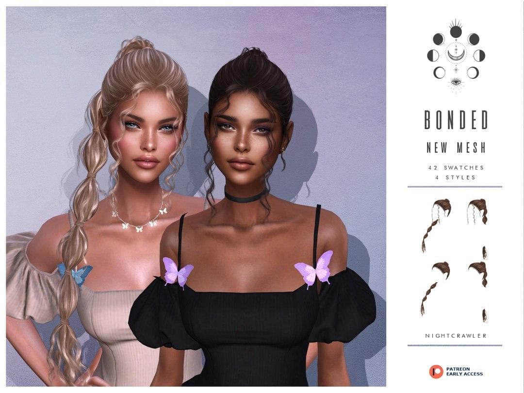 Скриншот мода Прическа Bonded Hair